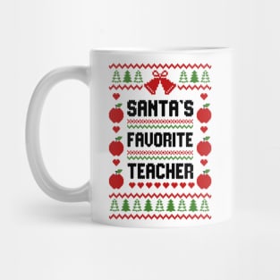 Santa's Favorite Teacher Mug